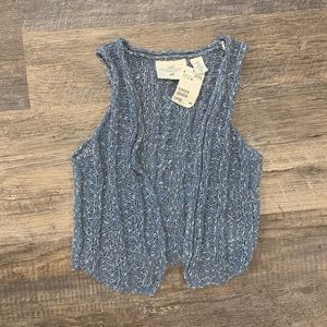 Cropped Sweater Vest